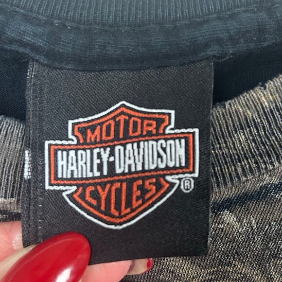 Harley-Davidson Baldwin Park California Black Tee size M - Picture 3 of 8